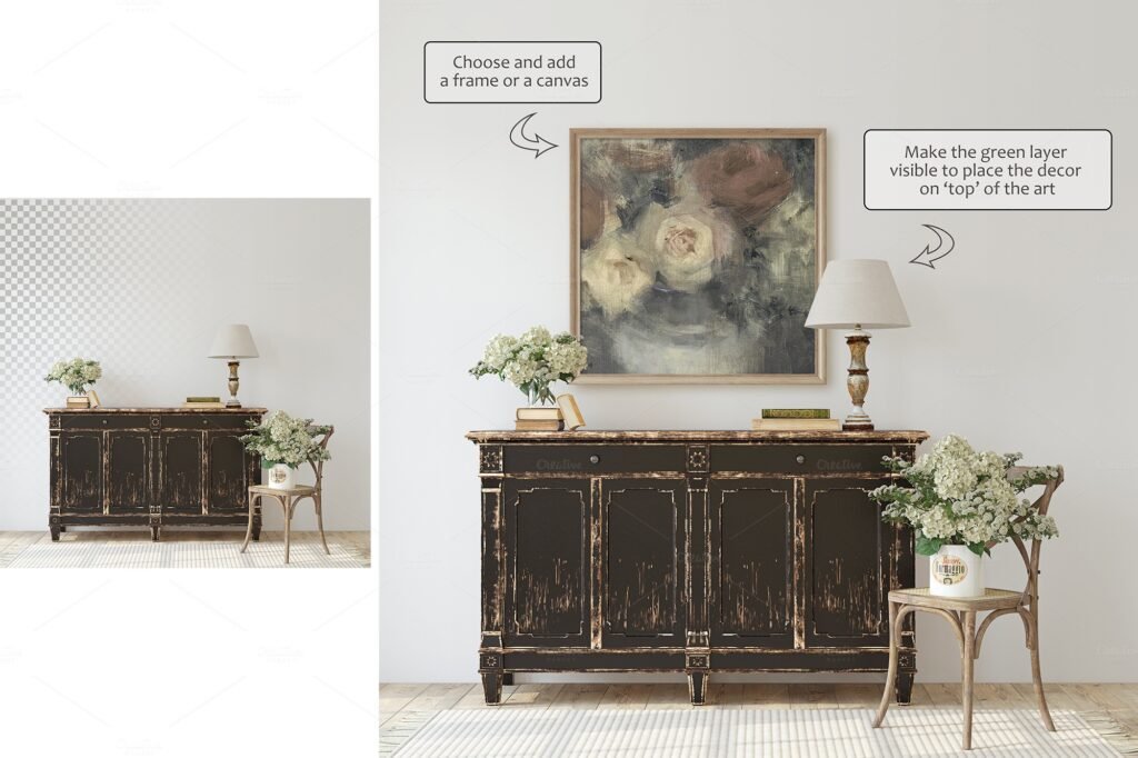 Fabulous Home Wall Frame Mockups