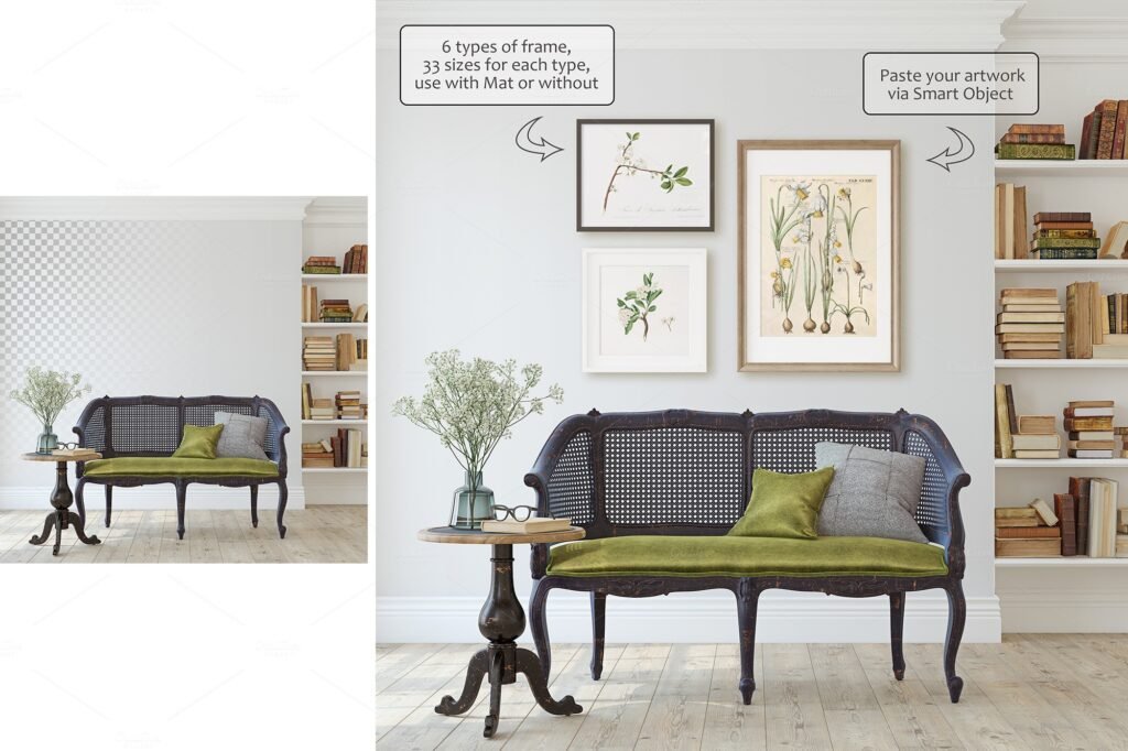 Fabulous Home Wall Frame Mockups