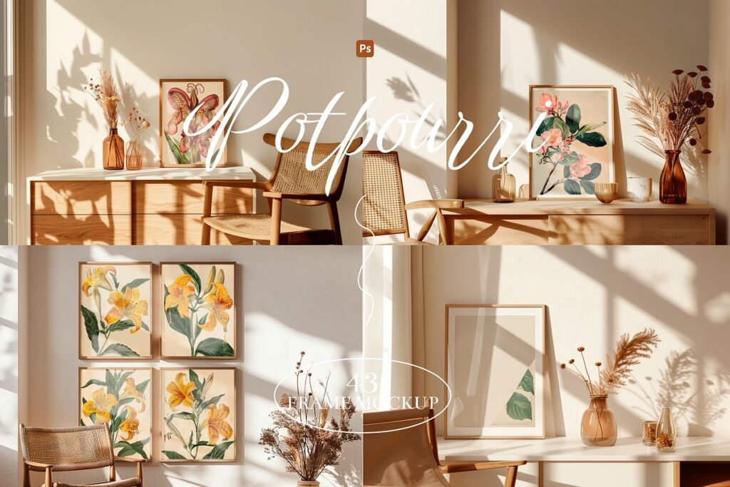 Minimalist Frame Mockup Bundle