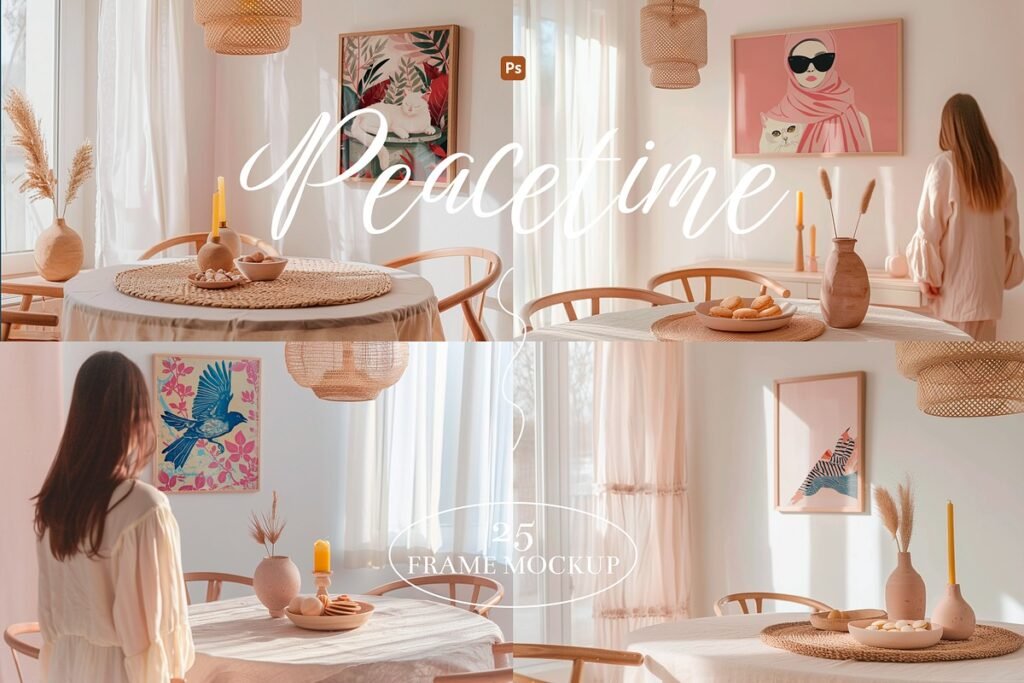 Minimalist Frame Mockup Bundle