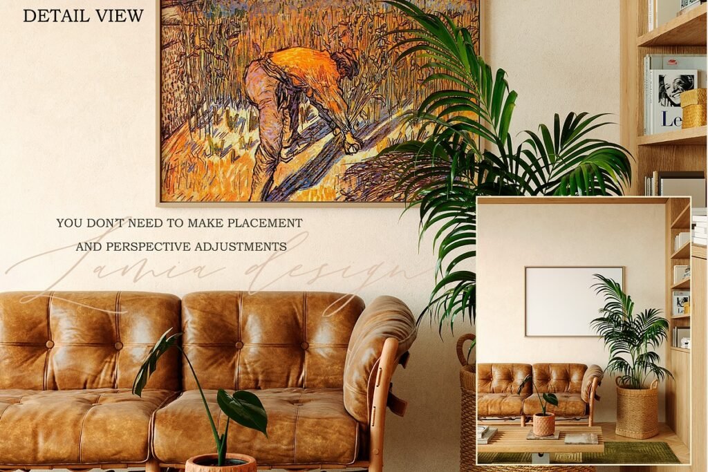 Boho Style Frame Mock Up