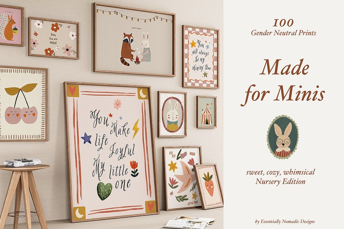 Nursery Prints Made for Minis