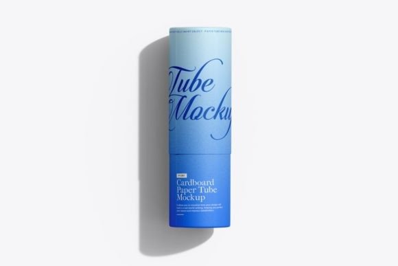 The Paper Cosmetic Tube PSD Mockup