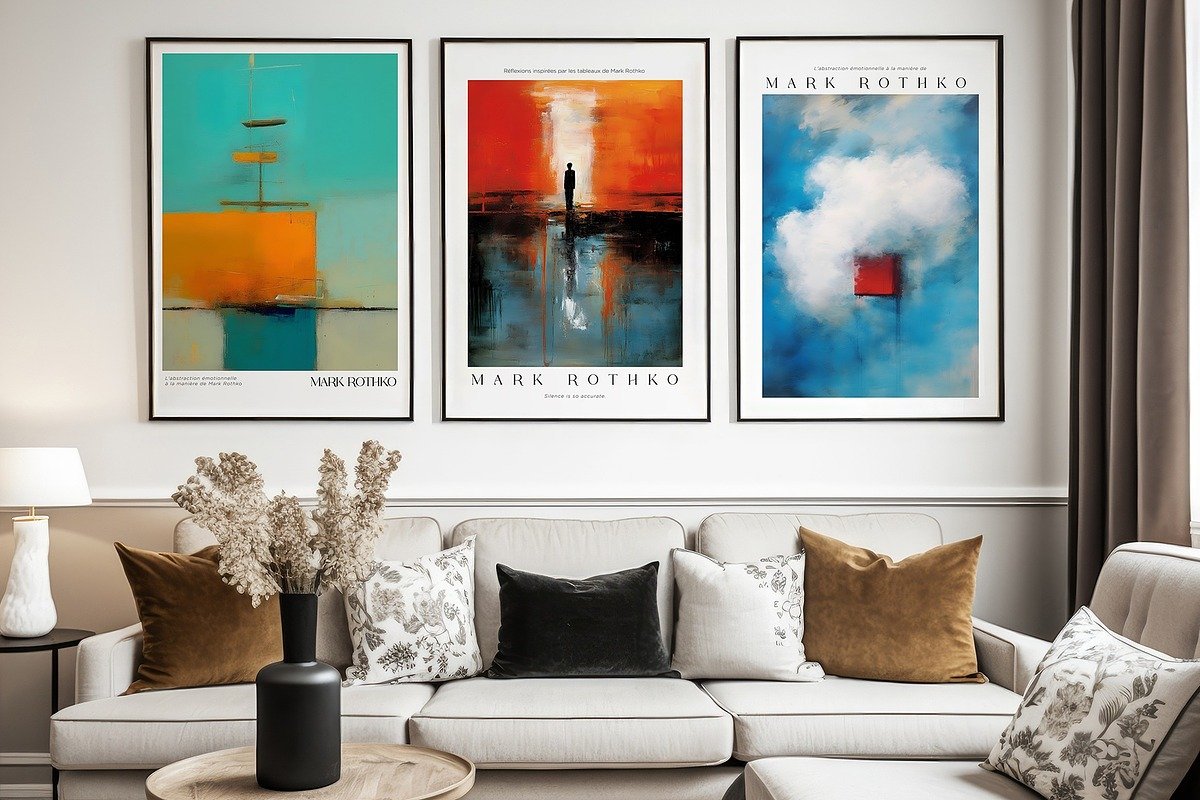 Art Poster Inspired by Mark Rothko