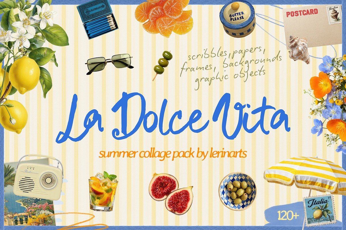 La Dolce Vita Summer Collage Pack