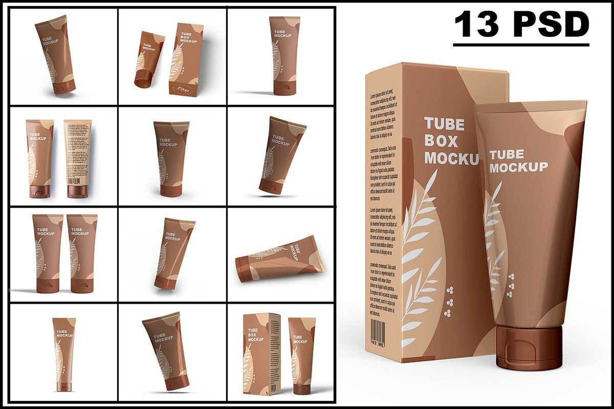 Cosmetic Tube Mockup